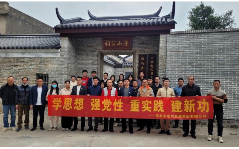 赓续红色血脉，奋斗砥砺初心&mdash;&mdash;电白发展集团开展主题教育党日活动