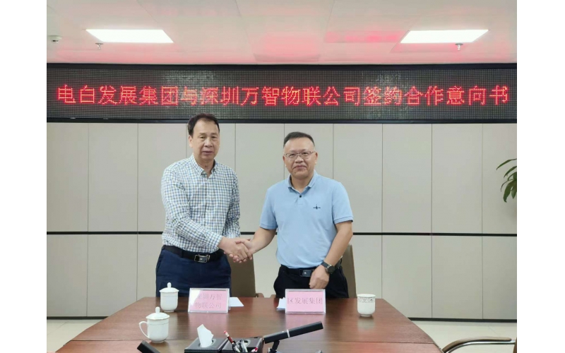 携手赋能！电白发展集团与深圳市万智物联控股有限公司签订合作意向书